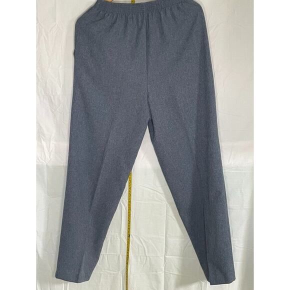 Bobbie Brooks Womens Gray Polyester Pants Elastic Waist Petite Size 10 - Picture 2 of 4